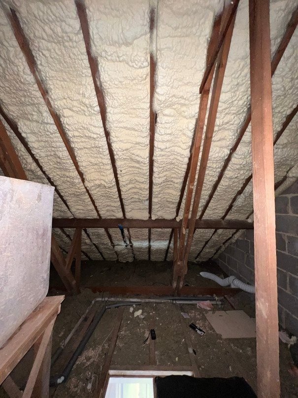 Spray Foam Insulation Removal project in Hemel Hempstead