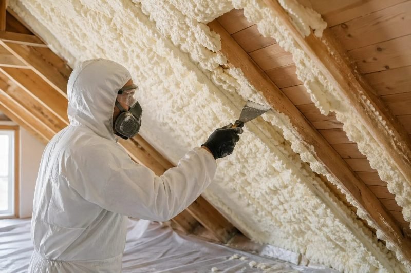 Spray Foam Insulation Removal project in Hemel Hempstead